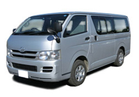 バックモニター付 ハイエースバン指定9名乗り(禁煙)